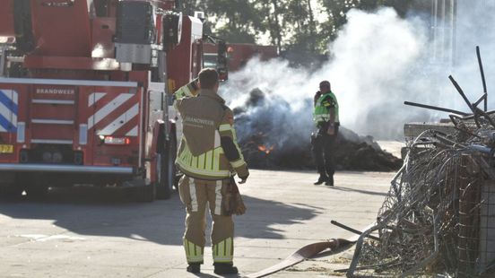 Brand in geitenstal in Hurwenen