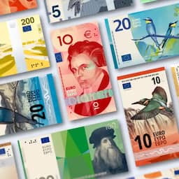 Miljoenen Europeanen hebben gestemd op nieuwe ontwerpen van briefgeld