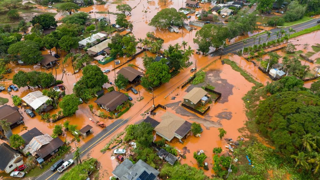 Overstromingen op Hawaï, duizenden mensen geëvacueerd