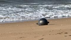 Australia probes mystery space balls that washed up on beach