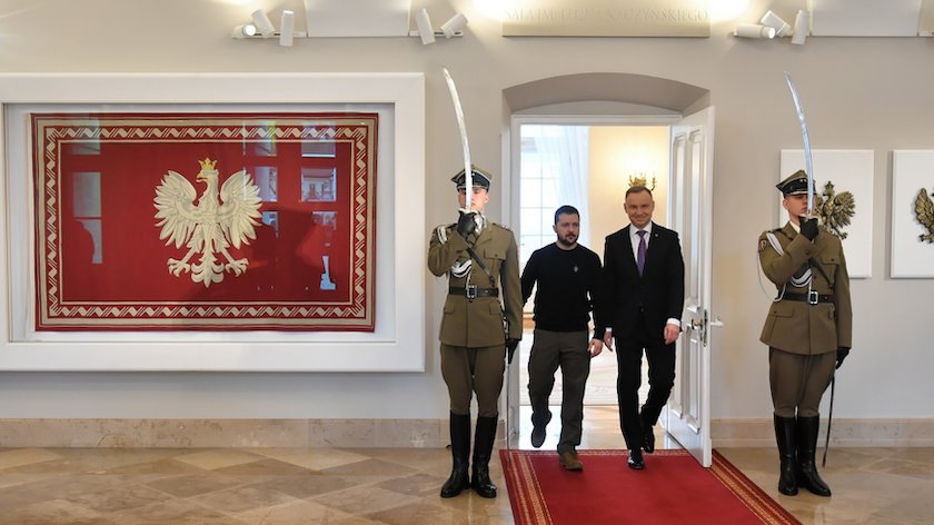 Poolse president pakt belangrijke onderscheiding af van Zelensky in oplopende ruzie