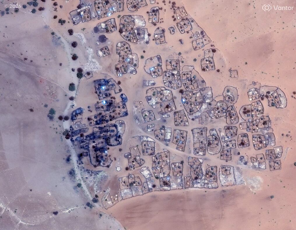 Scorched-earth policy of paramilitary groups burns and reshapes Darfur, resulting in famine, ethnic cleansing and demographic change