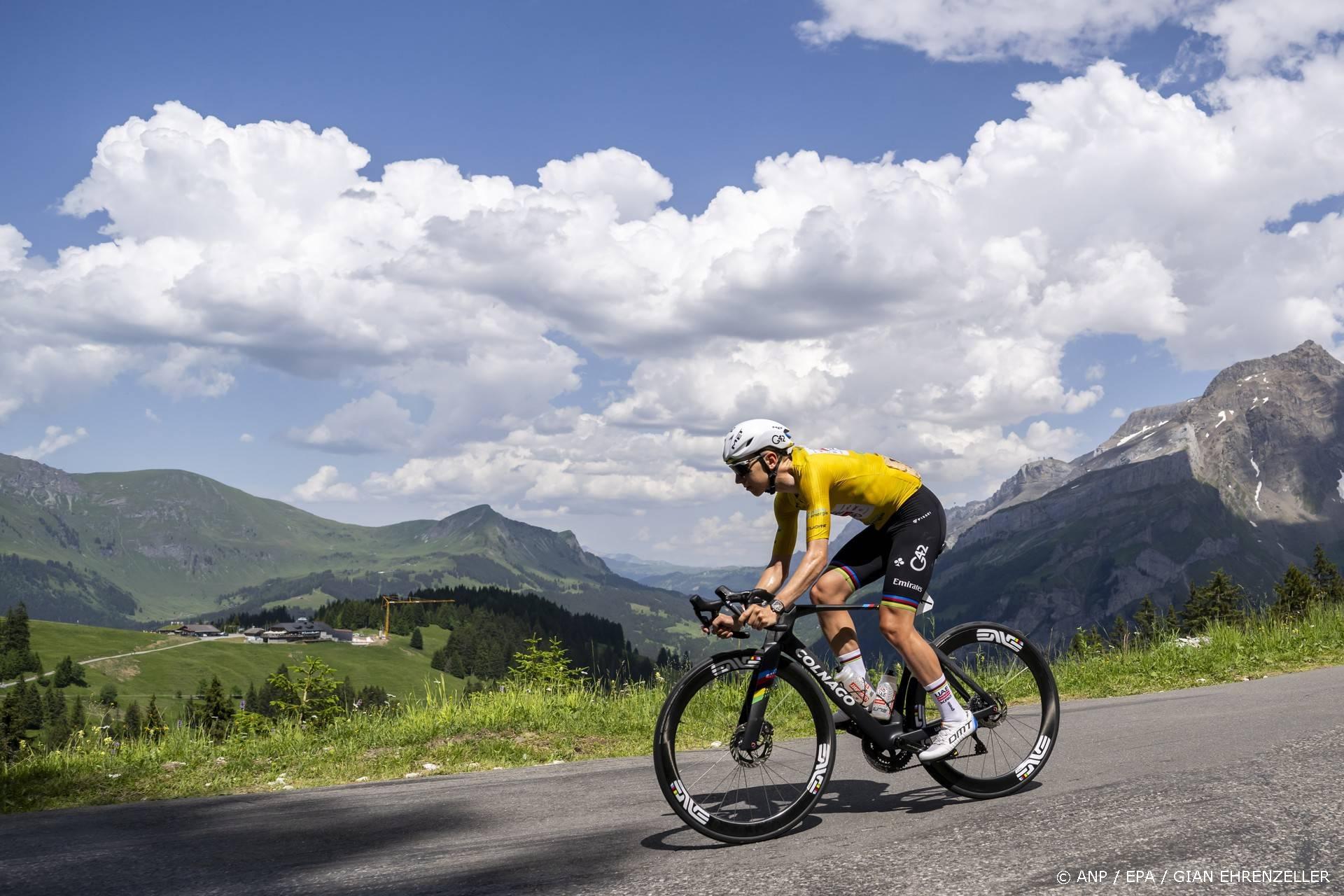 Pogačar wint slotrit en klassement in Ronde van Zwitserland