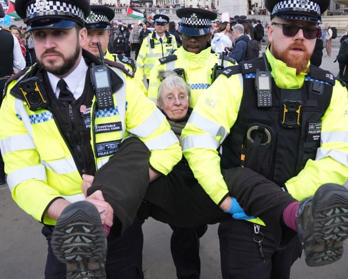 More than 200 people arrested at Palestine Action protest in London