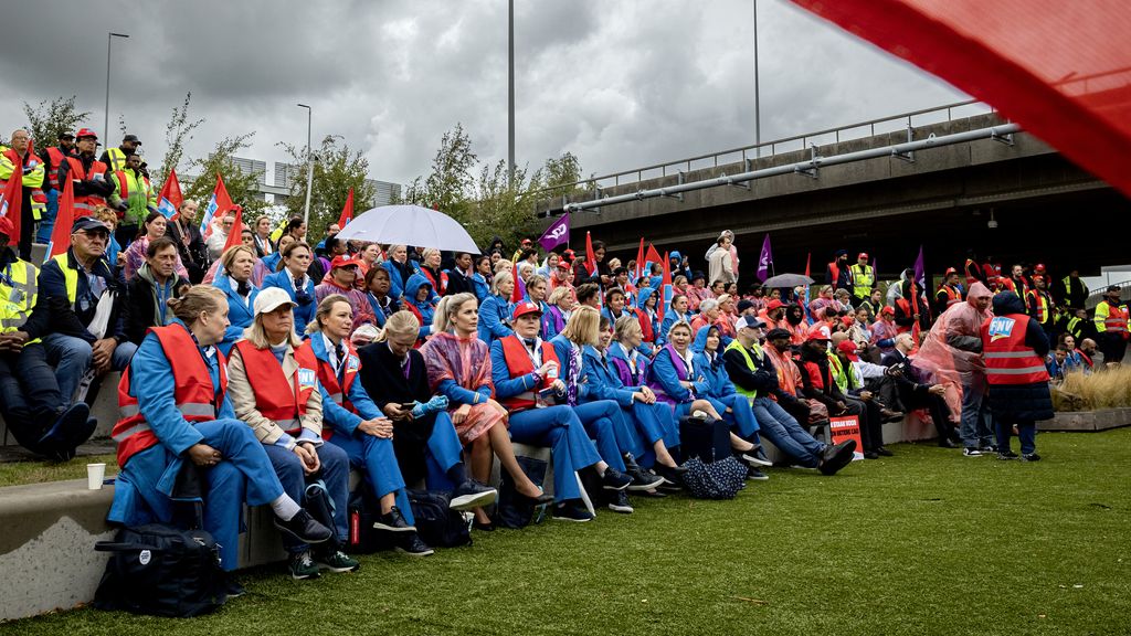Staking KLM-grondpersoneel mag doorgaan onder voorwaarden