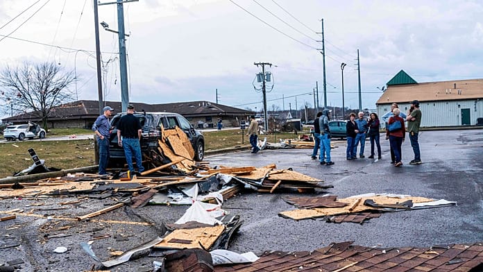 Tornado in Michigan kills three and injures several as powerful storms sweep region