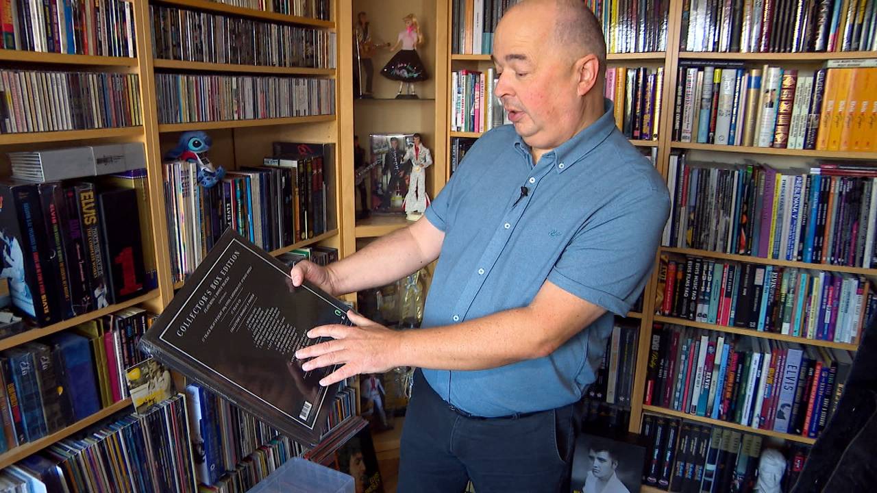 Michel verzamelt alles van Elvis: 'Elk jaar kan ik een boekenkast vullen'