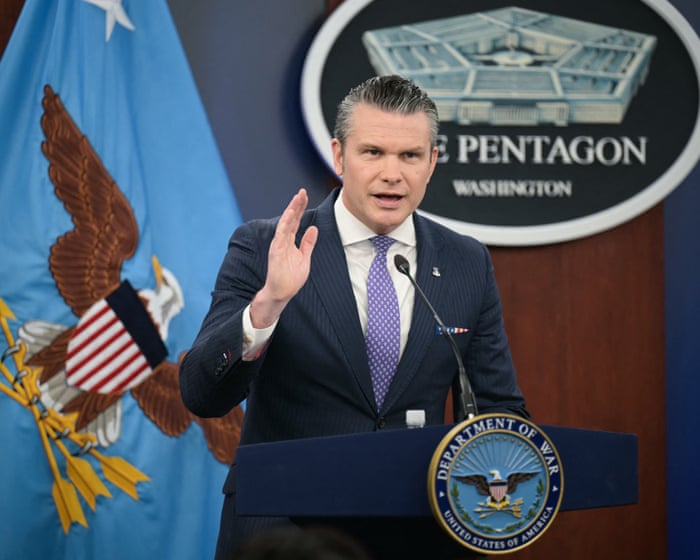 Pete Hegseth allows troops to carry personal firearms on military bases