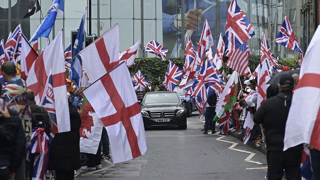 Meer dan 100.000 demonstranten bij anti-immigratieprotest Londen
