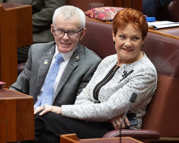 Pauline Hanson and Malcolm Roberts deride family law system, calling DV a ‘weapon’ and court a ‘slaughterhouse’