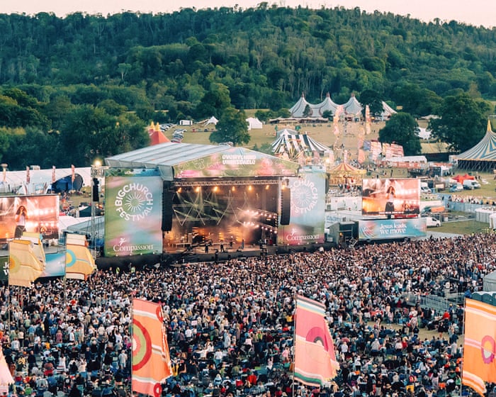 Man, 41, dies after large sign falls at Christian festival in West Sussex