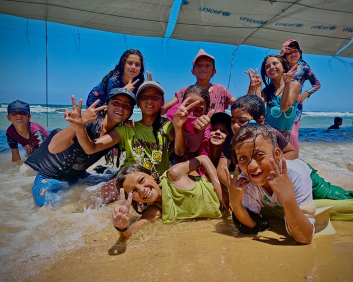 Reclaiming stolen childhoods: swimming classes resume in Gaza after three years of war
