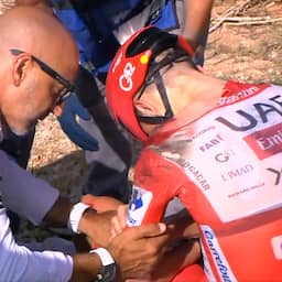 Pogacar loopt botbreuken op bij val in Vuelta, WK-deelname onwaarschijnlijk