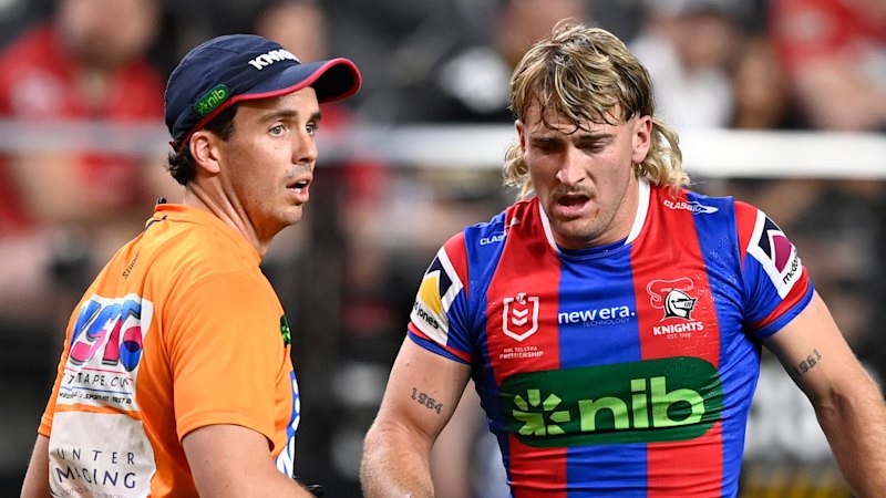 Injury curse continues for rising star as brave Knights hang on in Vegas opener