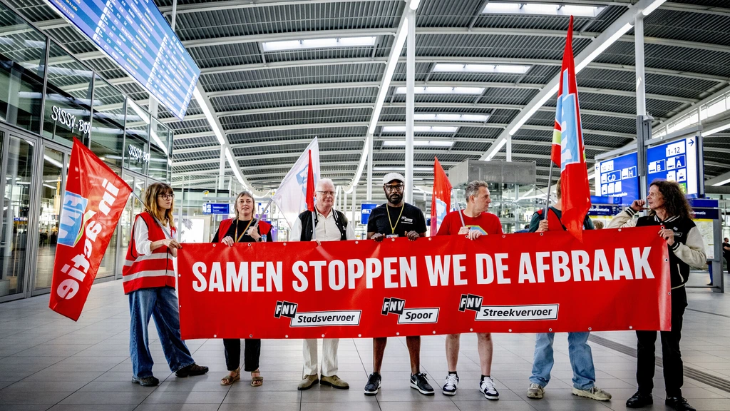 Ov-staking en manifestaties: vakbonden voelen zich sterk