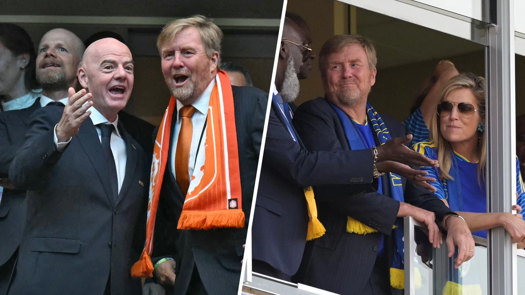 Koning bezoekt twee WK-duels op één dag: 'Infantino wat Vredesprijs-suggesties gedaan'