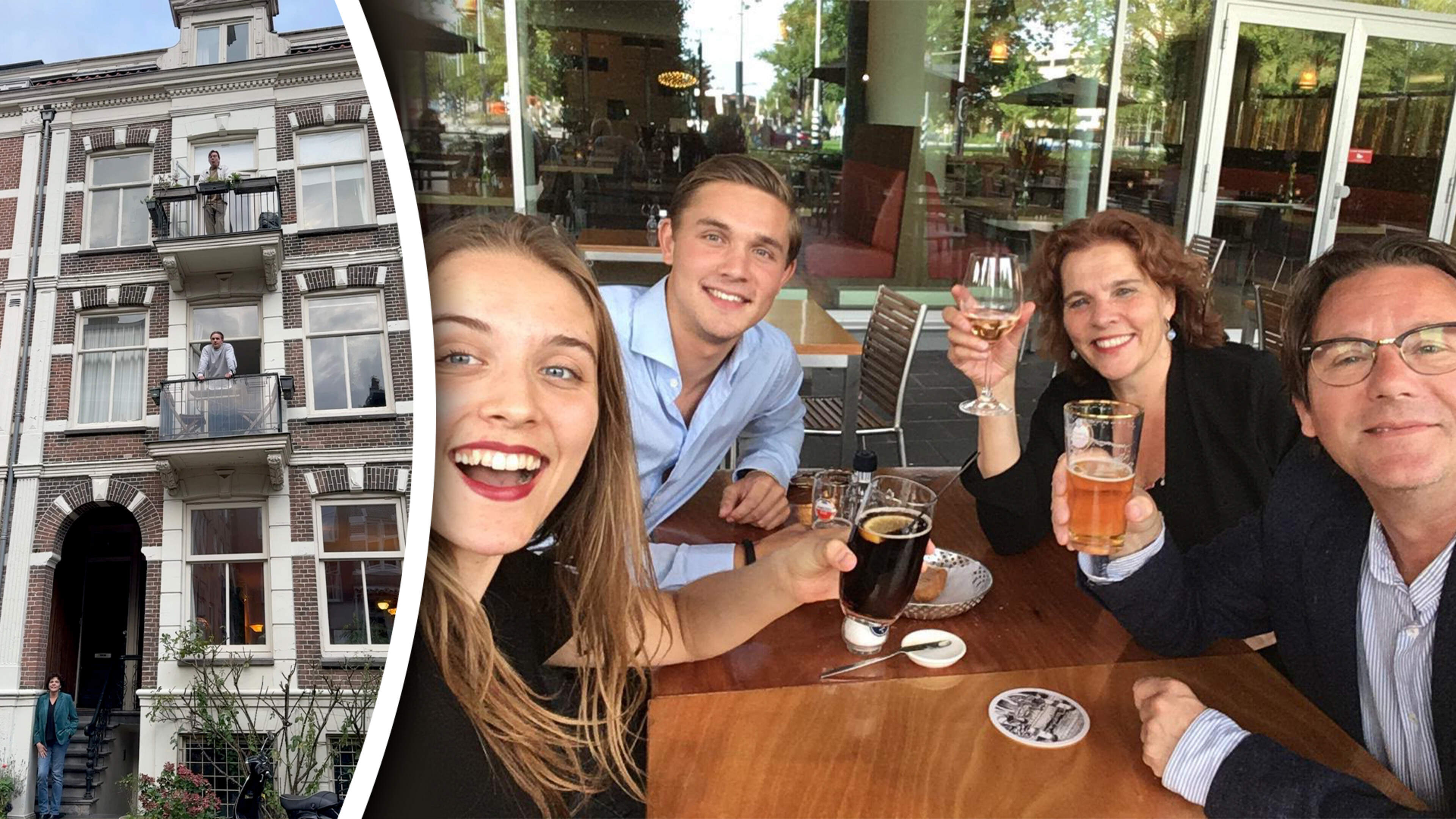 Jochem (27) woont tussen zijn gescheiden ouders in Amsterdams pand: ’We lopen regelmatig bij elkaar binnen’