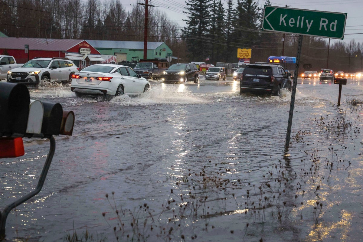 Catastrophic flooding in Washington state sees 100,000 people told to evacuate
