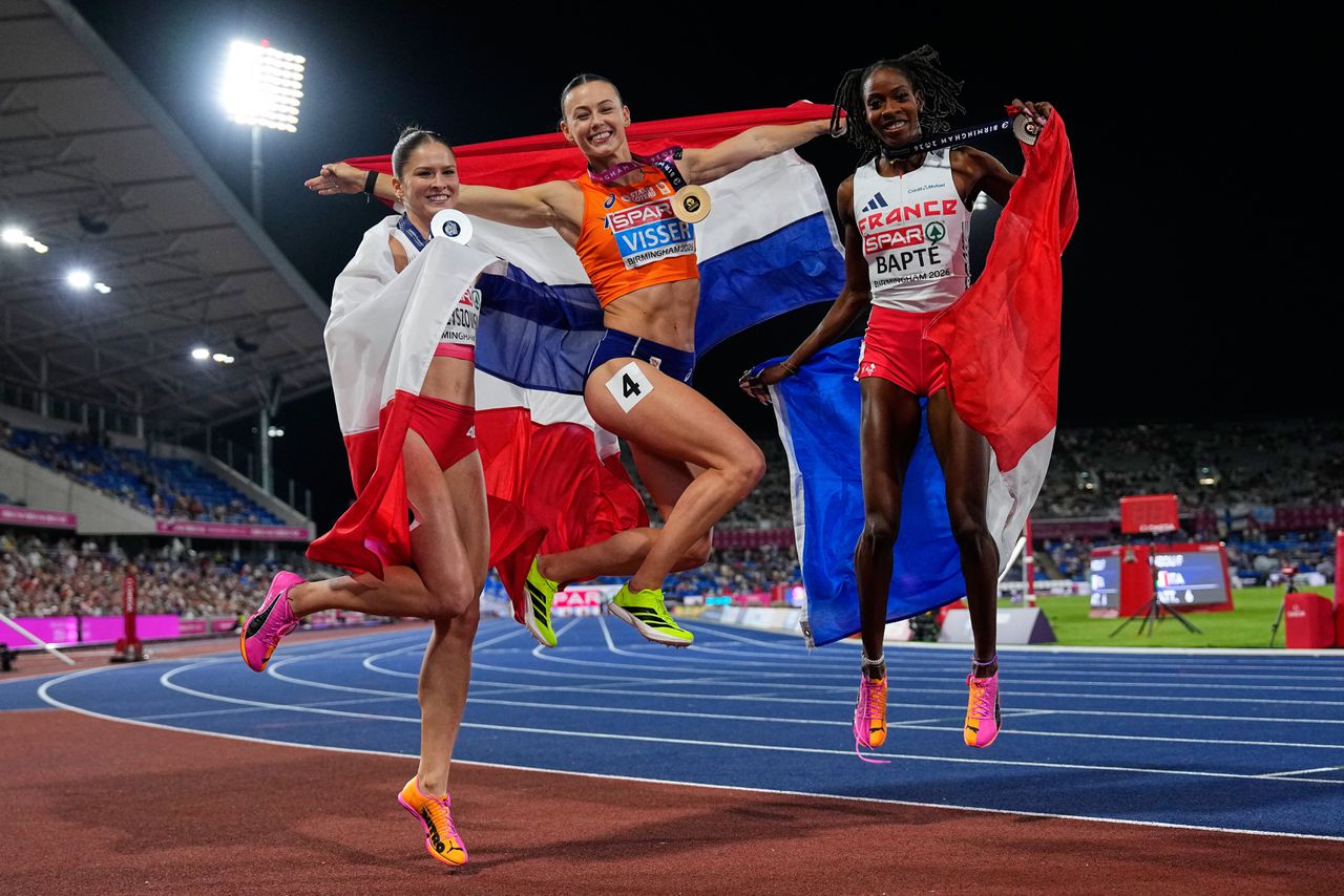 Eindelijk heeft Nadine Visser haar eerste EK-titel; zelfs een blessure en een slechte start konden dat niet voorkomen. ‘Ik heb precies genoeg gedaan’
