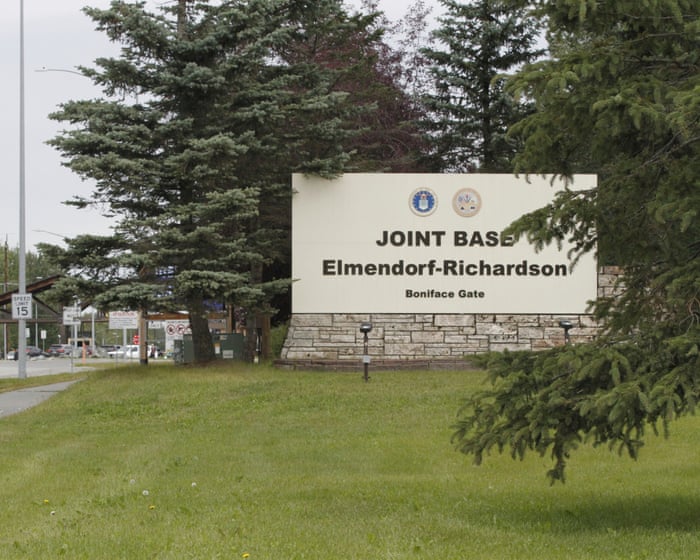 Two US army soldiers injured by brown bear during training exercise in Alaska