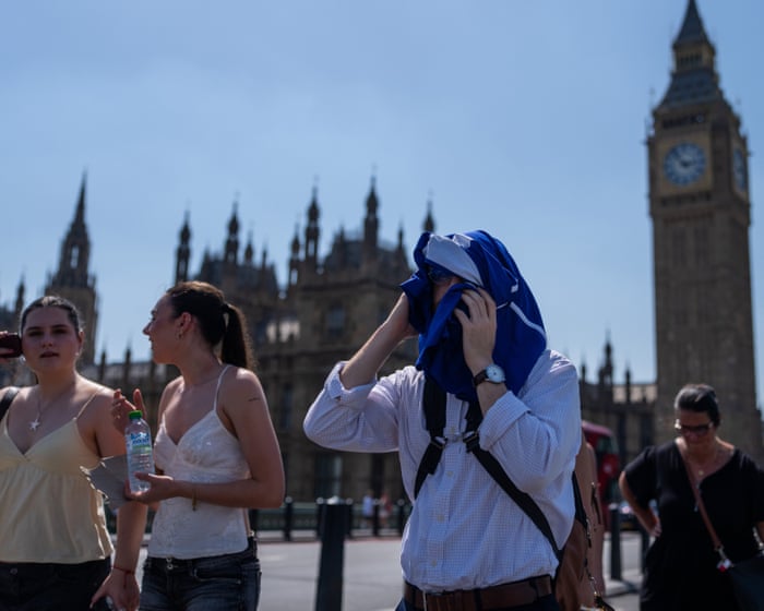 Extreme heat grips Europe as UK extends warnings, France shuts down nuclear reactors and deaths rise across continent – live