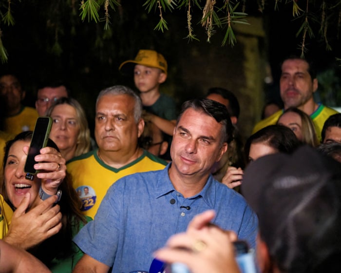 Flávio Bolsonaro poised to win Brazilian presidency after shock first-round victory