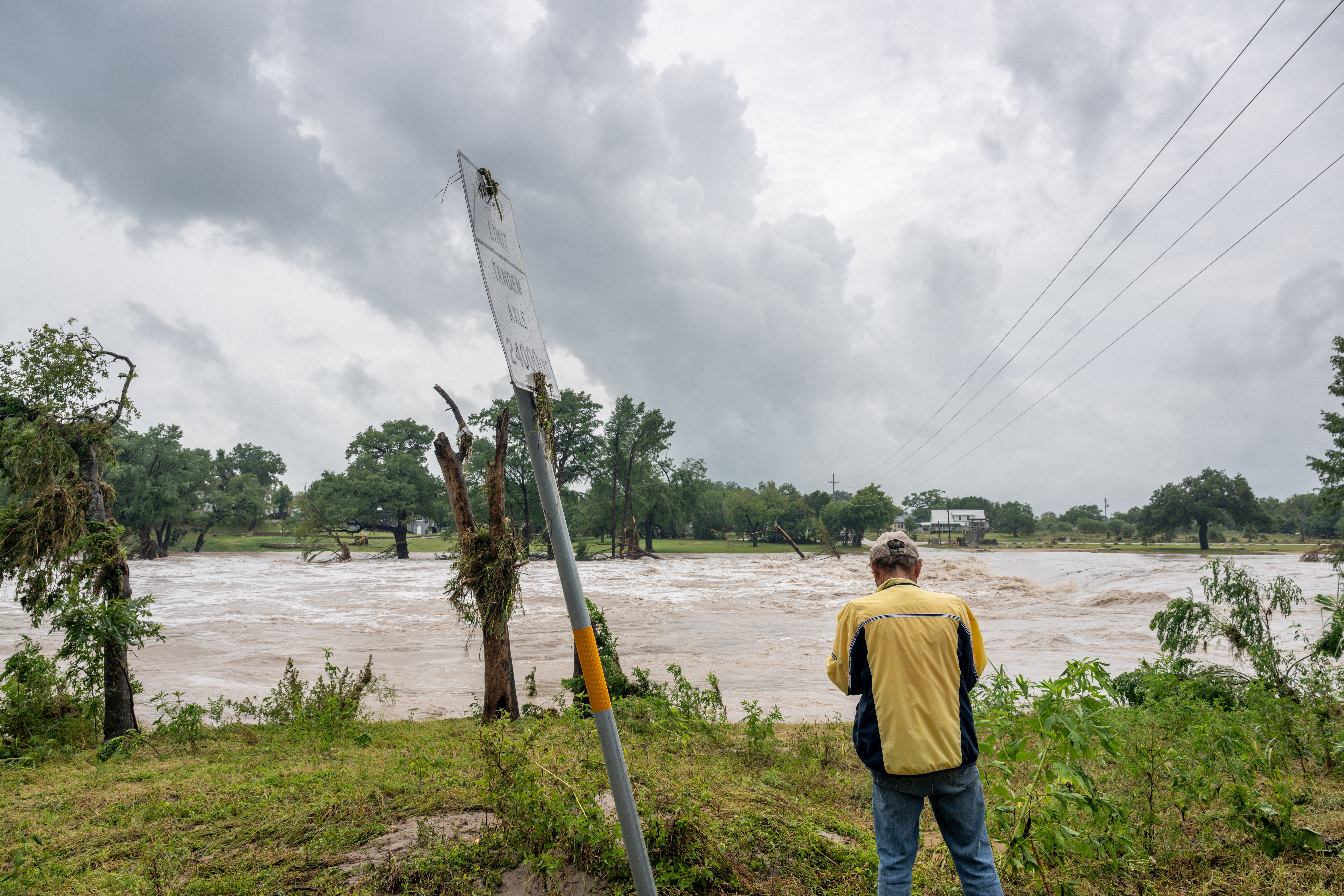 Flood sirens blare in South Central Texas as rivers reach perilous heights
