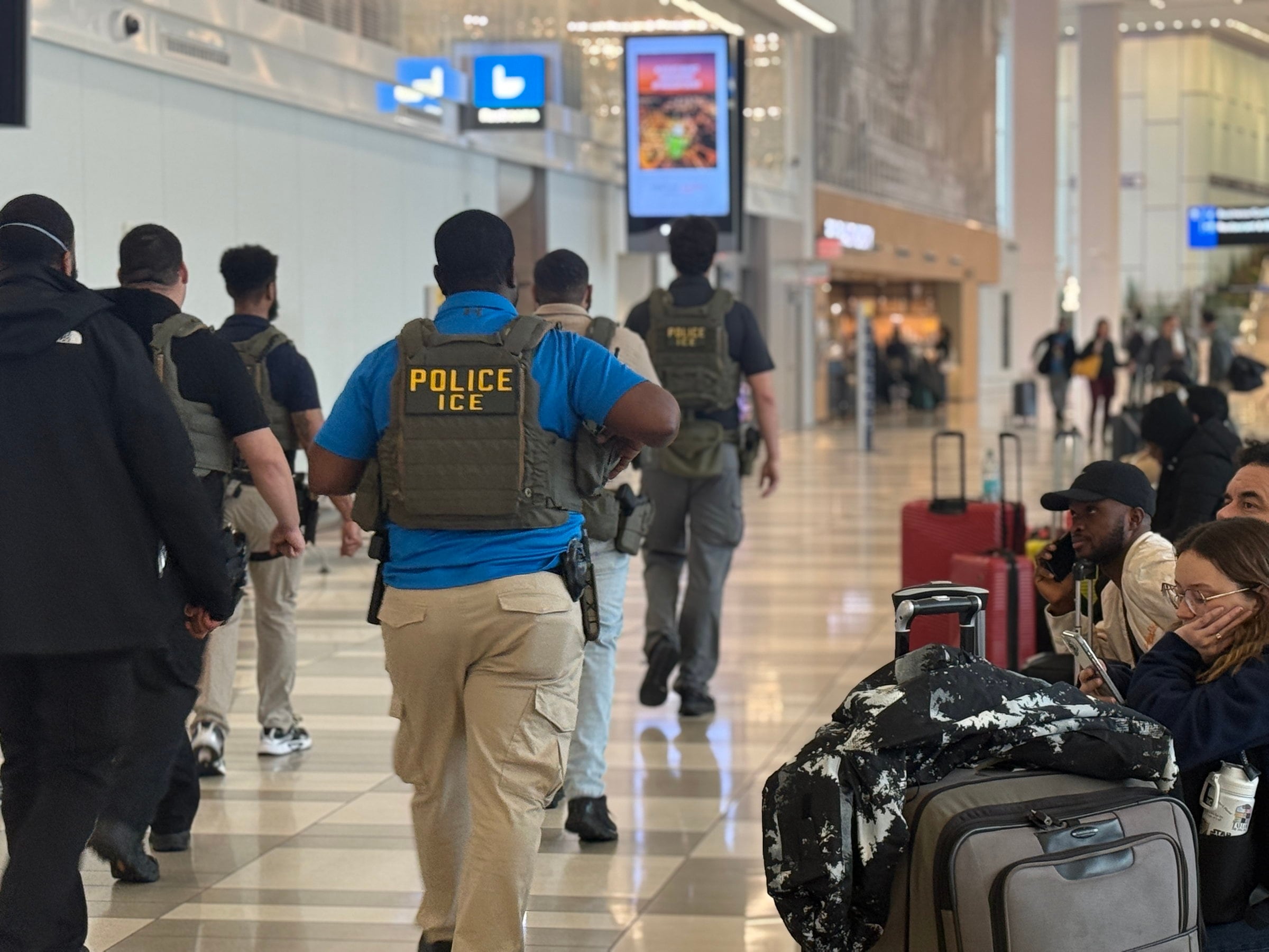 Detaining undocumented migrants at airports, the new front in Trump’s immigration offensive