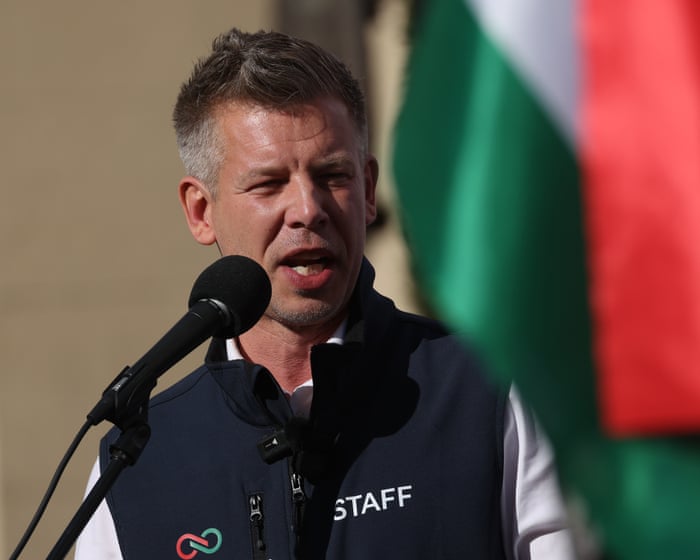 Orbán and rival Magyar hold rallies as Hungary election campaigns enter final stretch – as it happened
