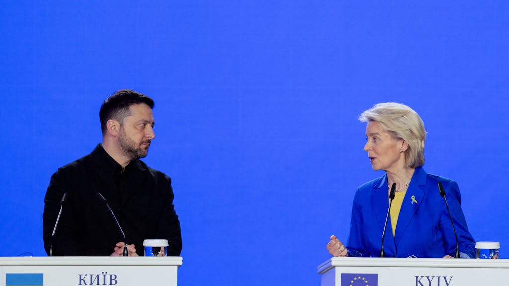 Von der Leyen: Oekraïne krijgt ‘hoe dan ook’ een EU-lening van 90 miljard euro