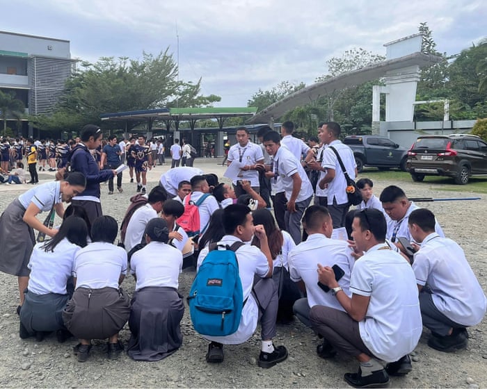 Philippines earthquake: tsunami threat lifted after 7.6 quake hits Mindanao – live updates