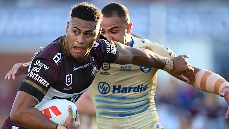 Olakau’atu terrorises Parramatta as Manly make it four straight