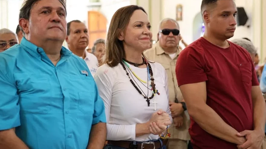Oppositieleider María Corina Machado terug in Venezuela