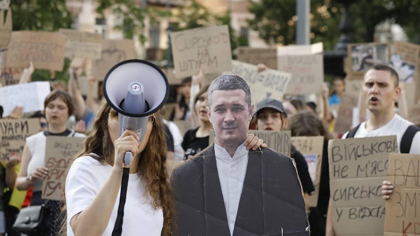 Weer protesten in Oekraïne om ontslag defensieminister