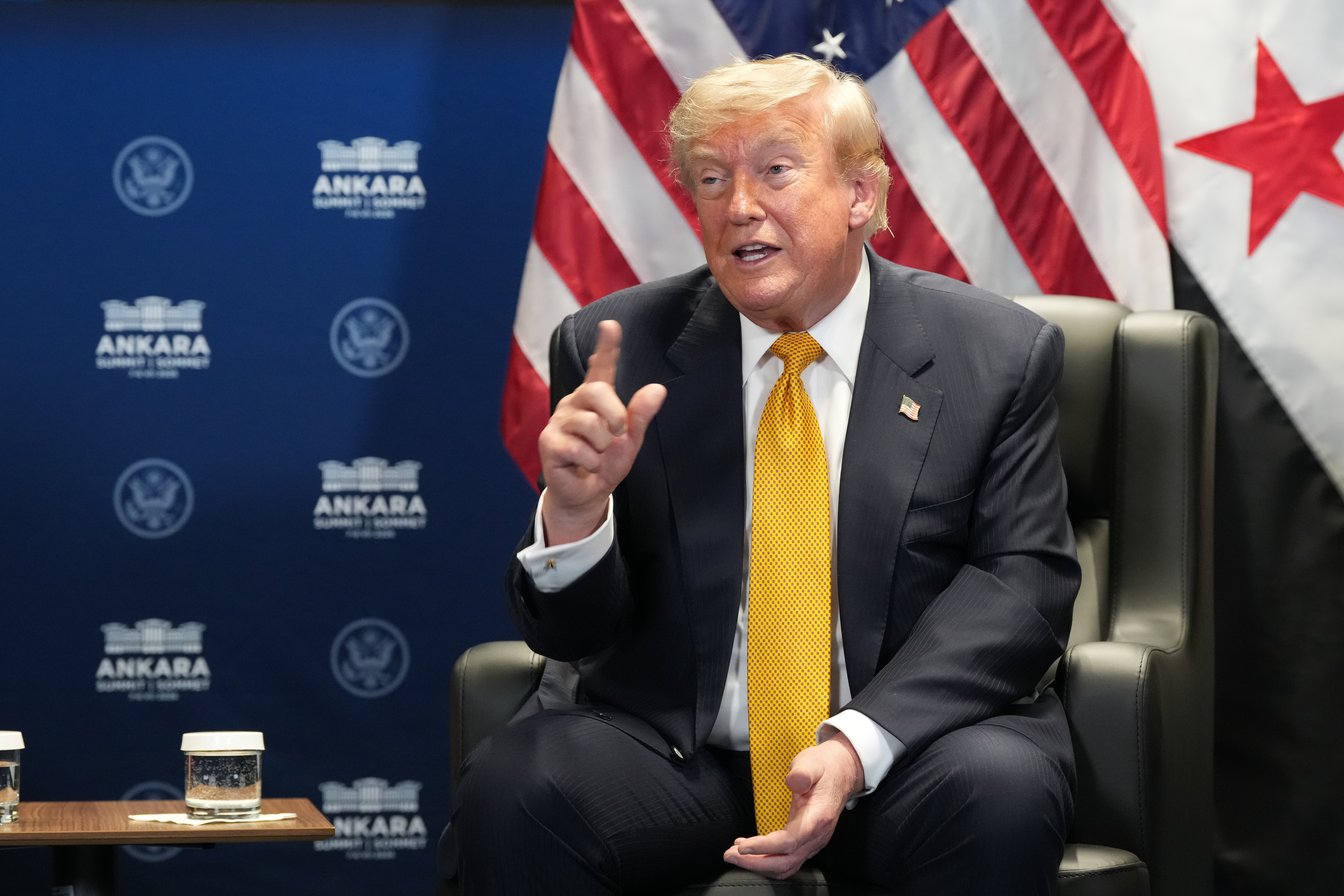 Trump yelled at NATO leaders in public. In private, it was a different story.