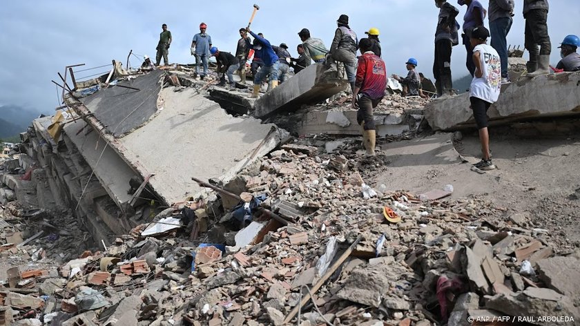 Dodental aardbevingen Venezuela opgelopen tot ruim 3800