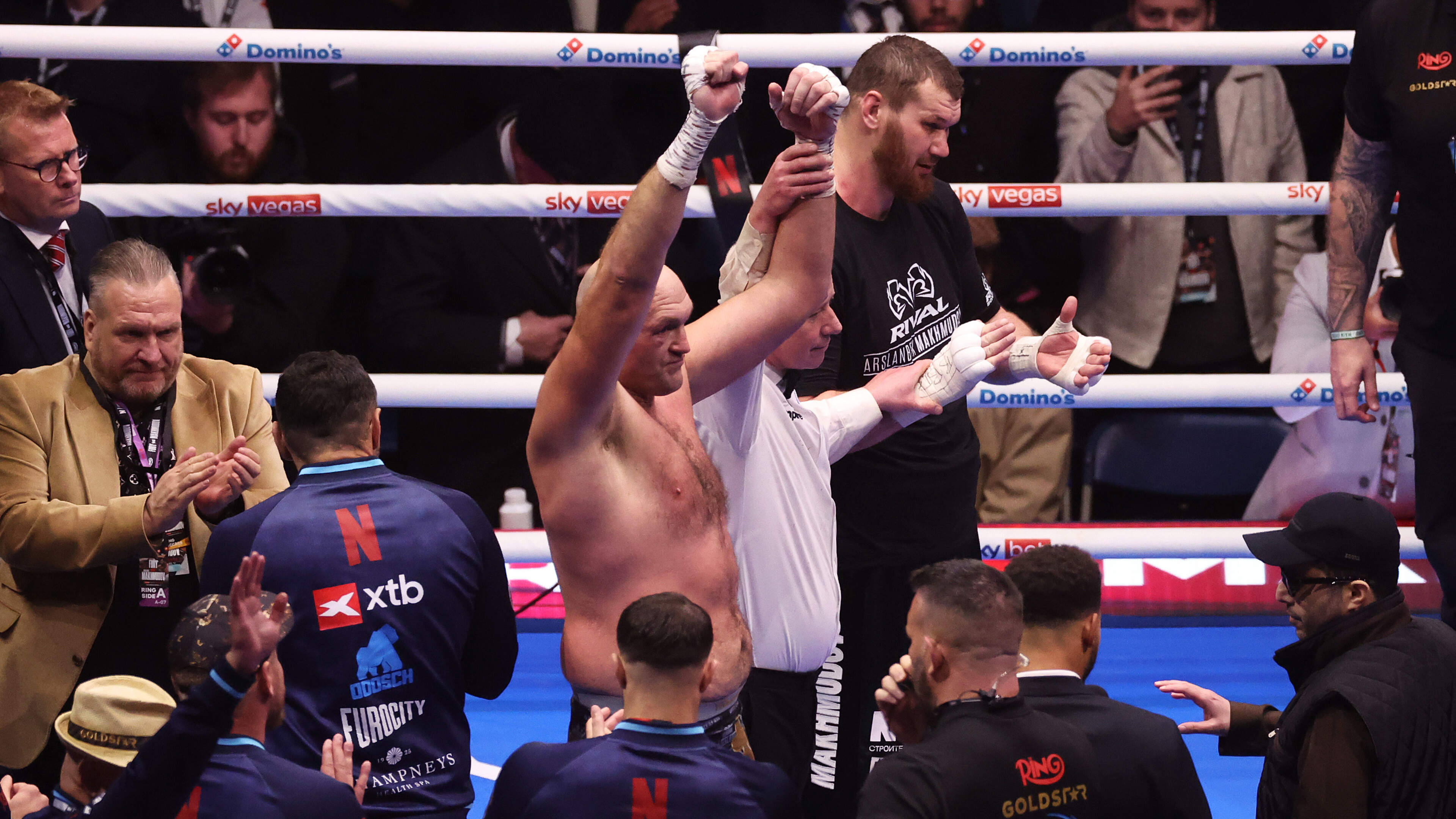 Tyson Fury richt zich na succesvolle comeback tot ’beslissend gevecht’ met Anthony Joshua: ’Ik ben alleen in hem geïnteresseerd’
