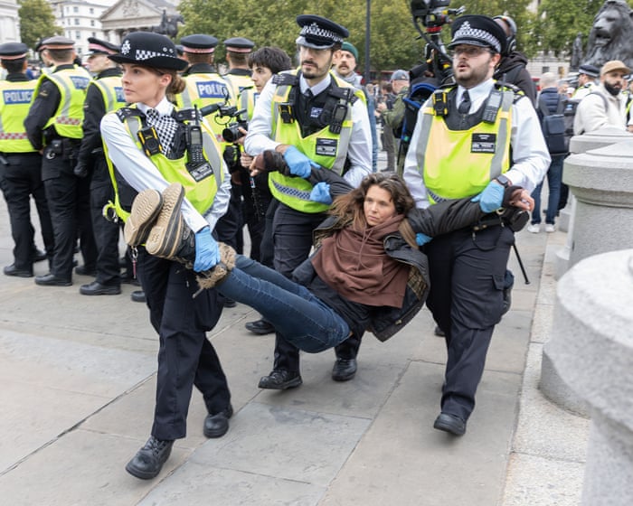 Police make almost 500 arrests at Palestine Action protest in London