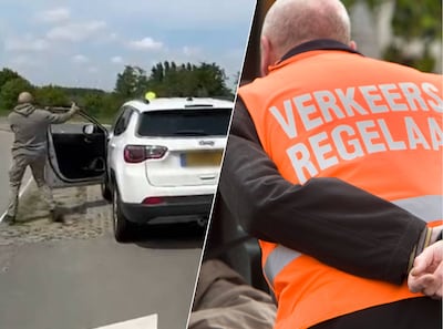 Verkeersregelaar doet aangifte na ‘poging doodslag’ op A2, stel reageert dat filmpje ‘niet hele verhaal laat zien’