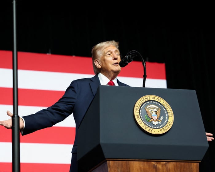 Donald Trump addresses military leaders as Pete Hegseth declares war on diversity efforts – US politics live