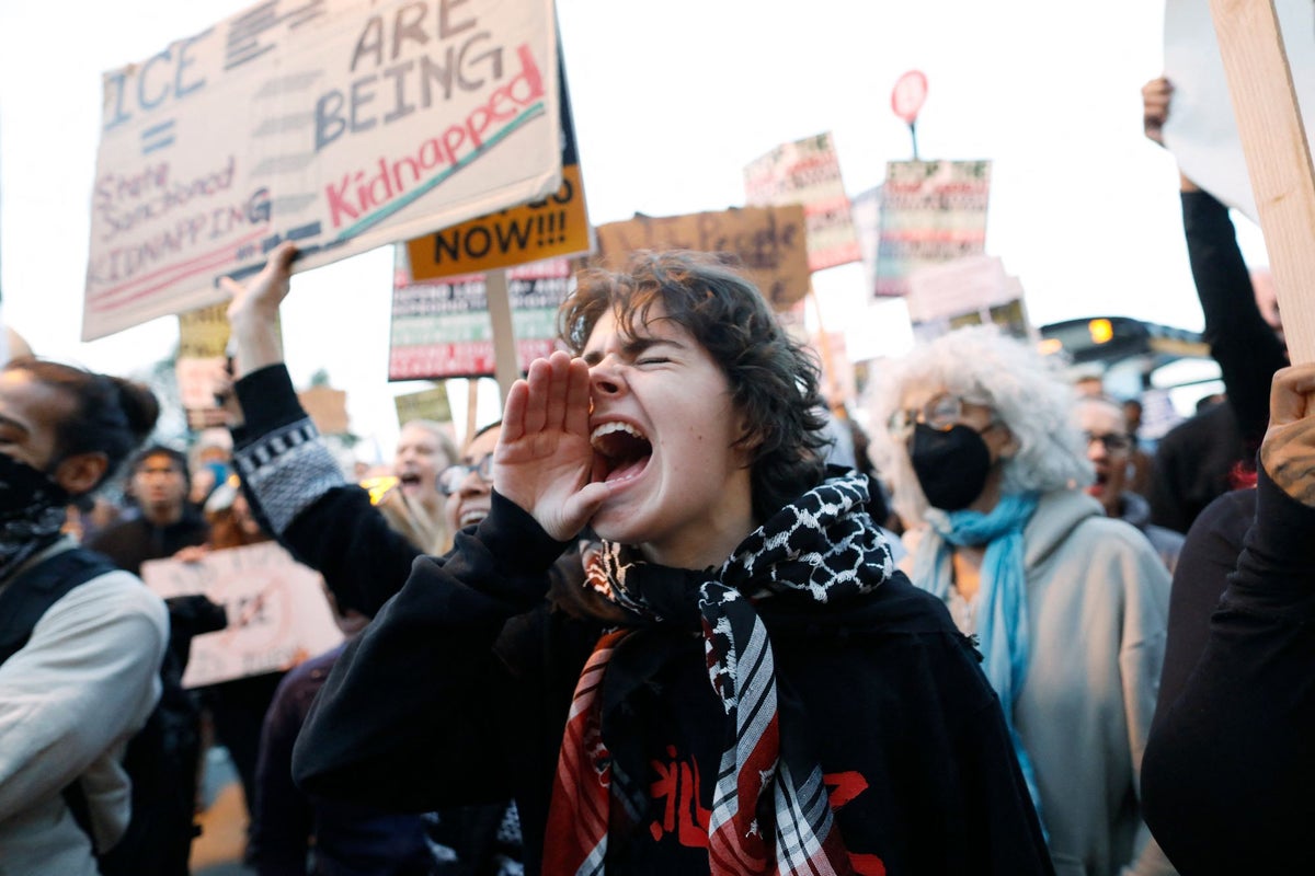 Protesters take to the streets of Chicago as National Guard troops are deployed in Trump’s crime crackdown