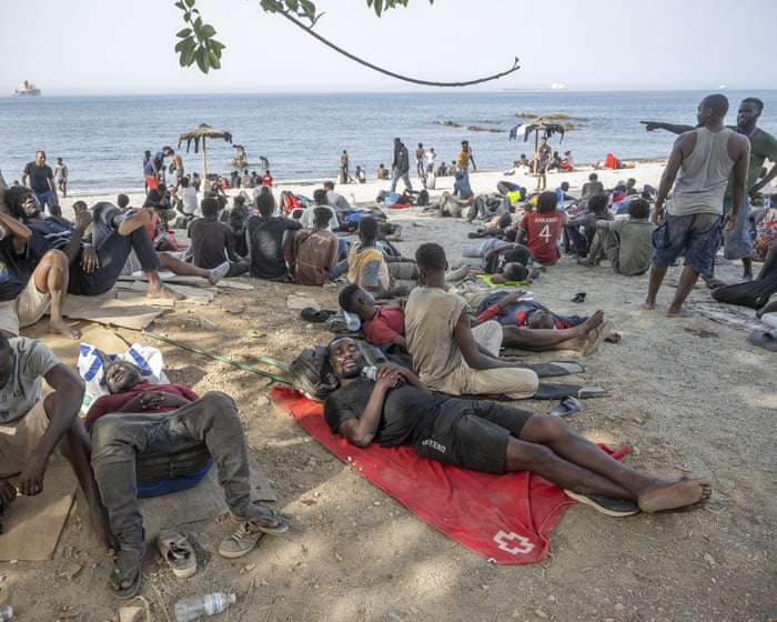 Chaos of border crossing gives way to limbo for Moroccans on Ceuta’s streets