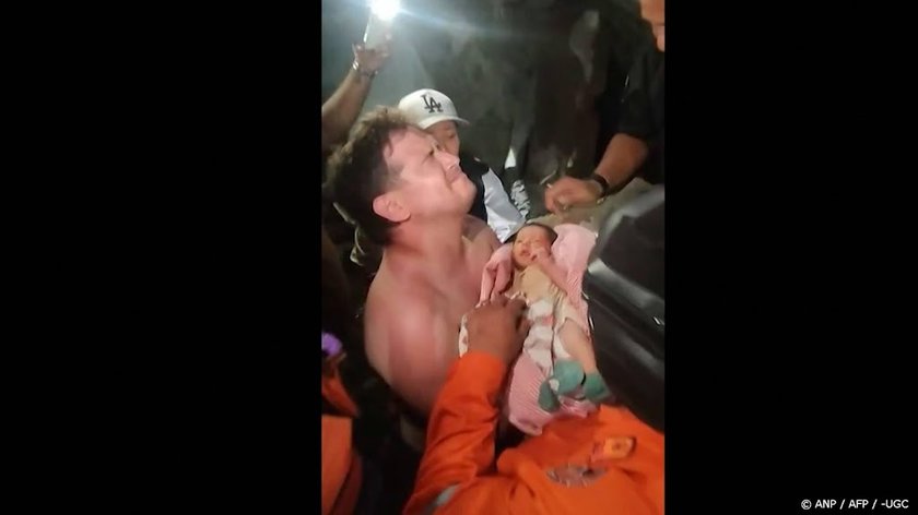 Levende baby onder het puin gevonden in Venezuela