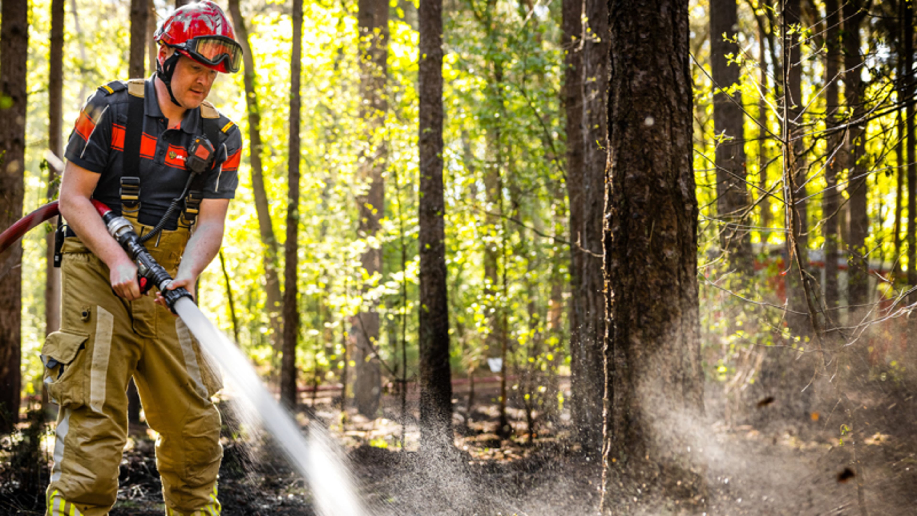 Derde grote natuurbrand deze week in Limburgse Helden