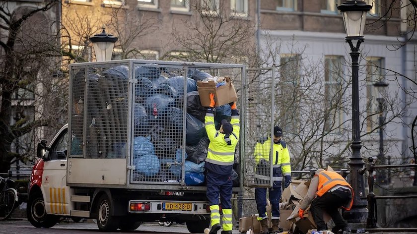 Nederlanders gooiden vorig jaar minder afval weg