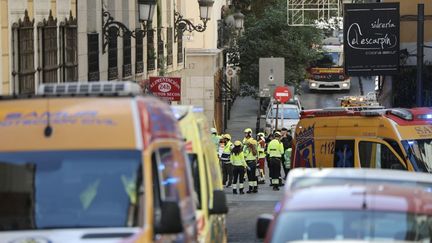 A Madrid, au moins quatre personnes disparues et plusieurs blessés après l'effondrement d'un immeuble en travaux