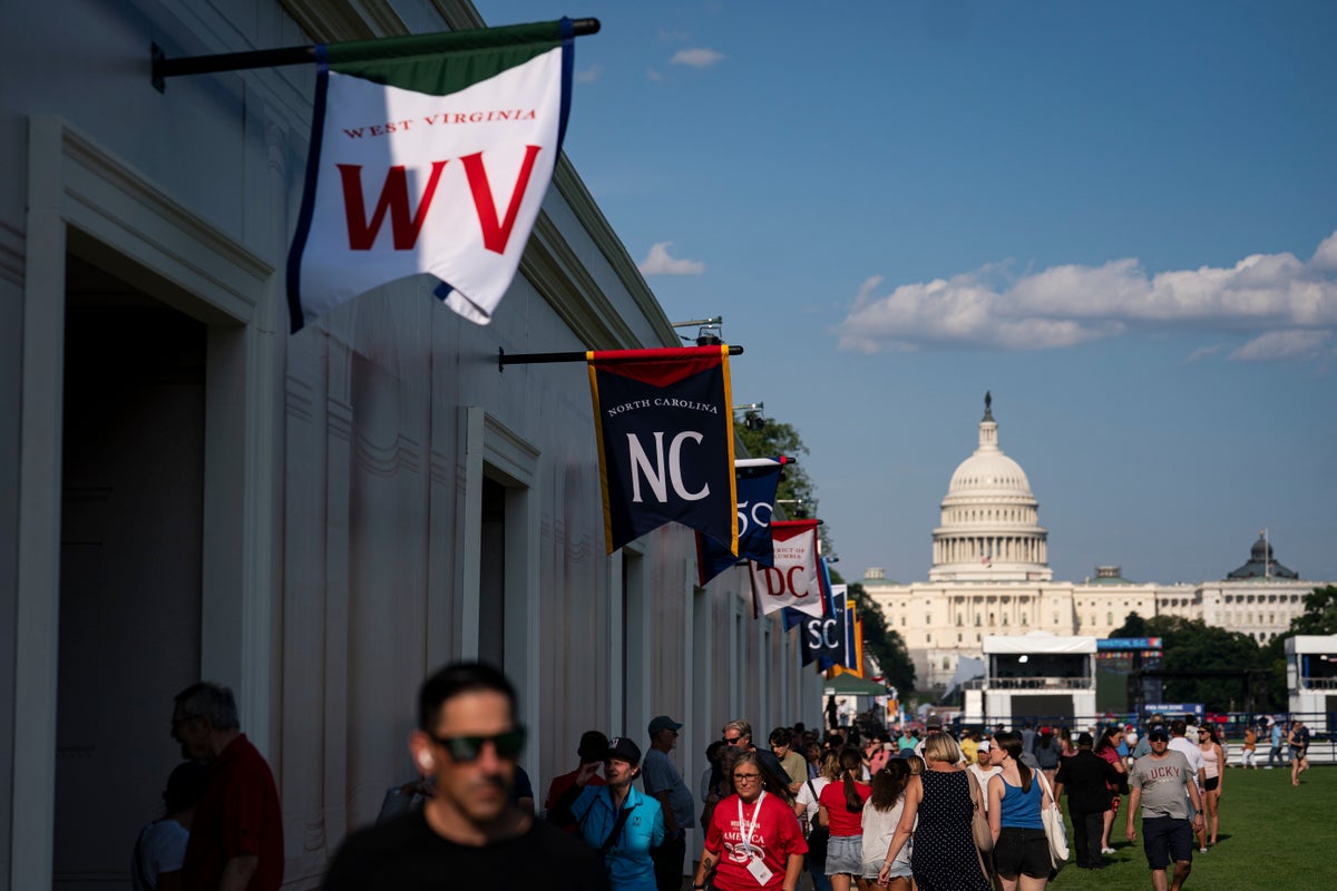 Fresh controversy at Trump’s Great American State Fair after NC booth forced to remove Confederate flag