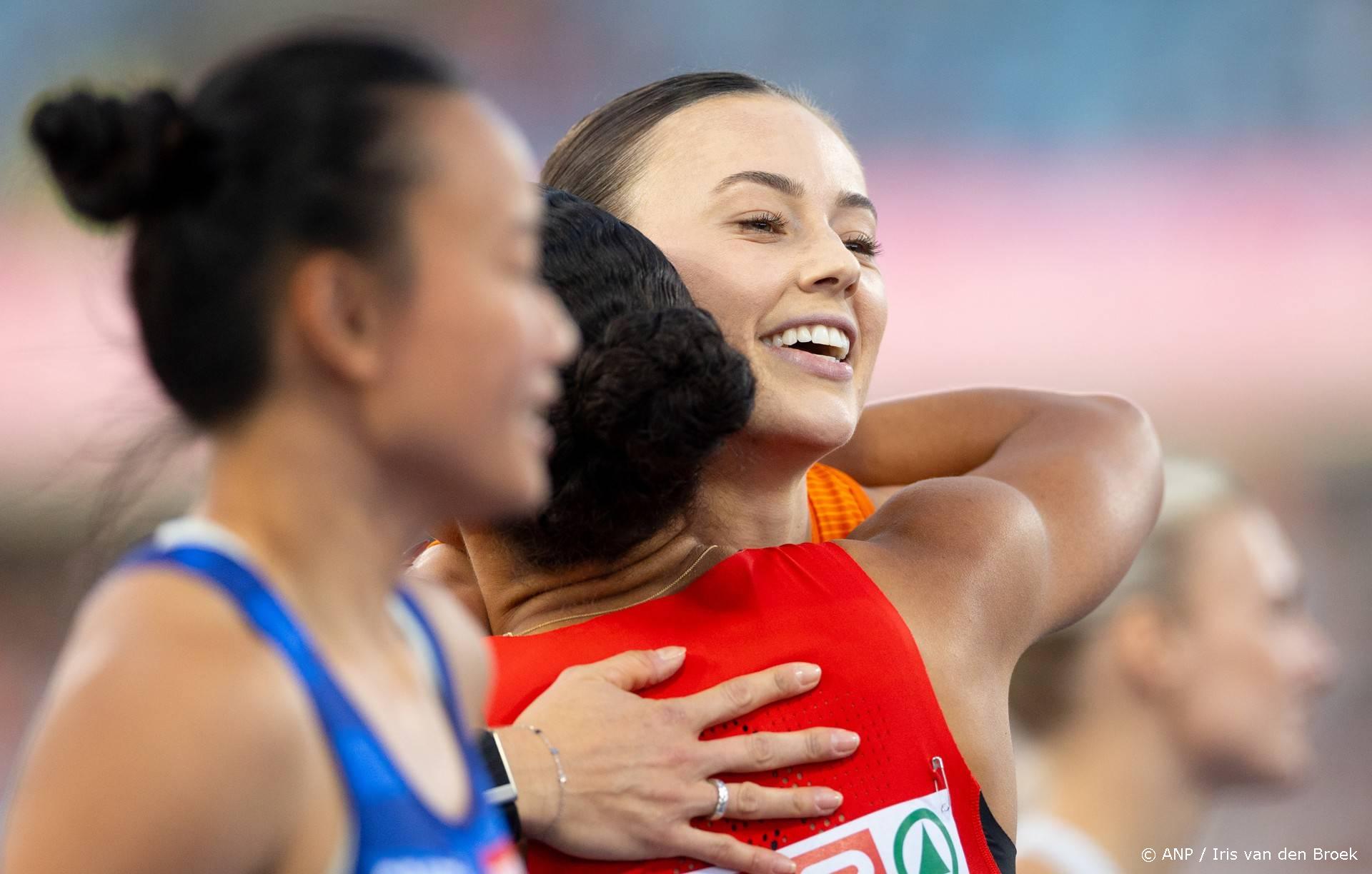 Visser wint na fotofinish eindelijk goud op 100 meter horden