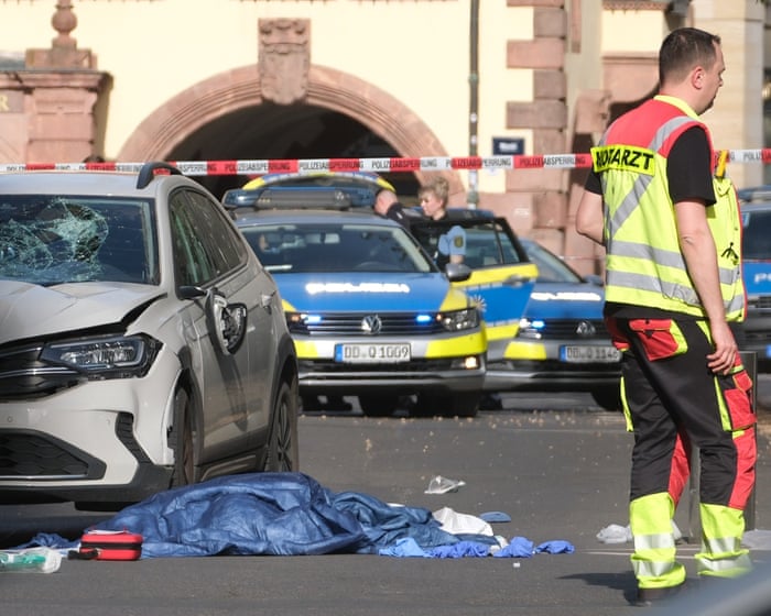 Car runs into crowd in German city of Leipzig, with fatalities reported