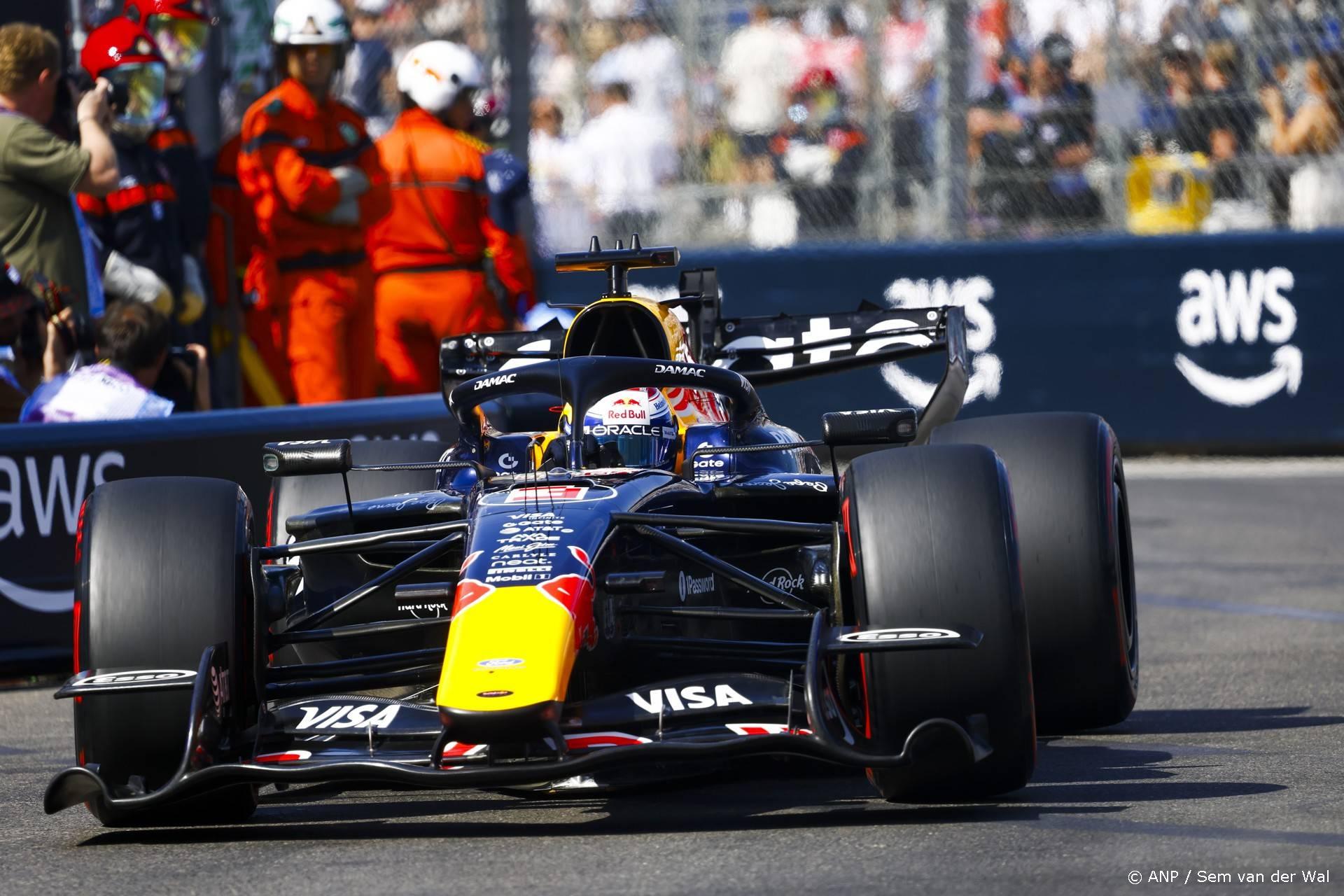 Verstappen tweede in kwalificatie Grote Prijs van Monaco